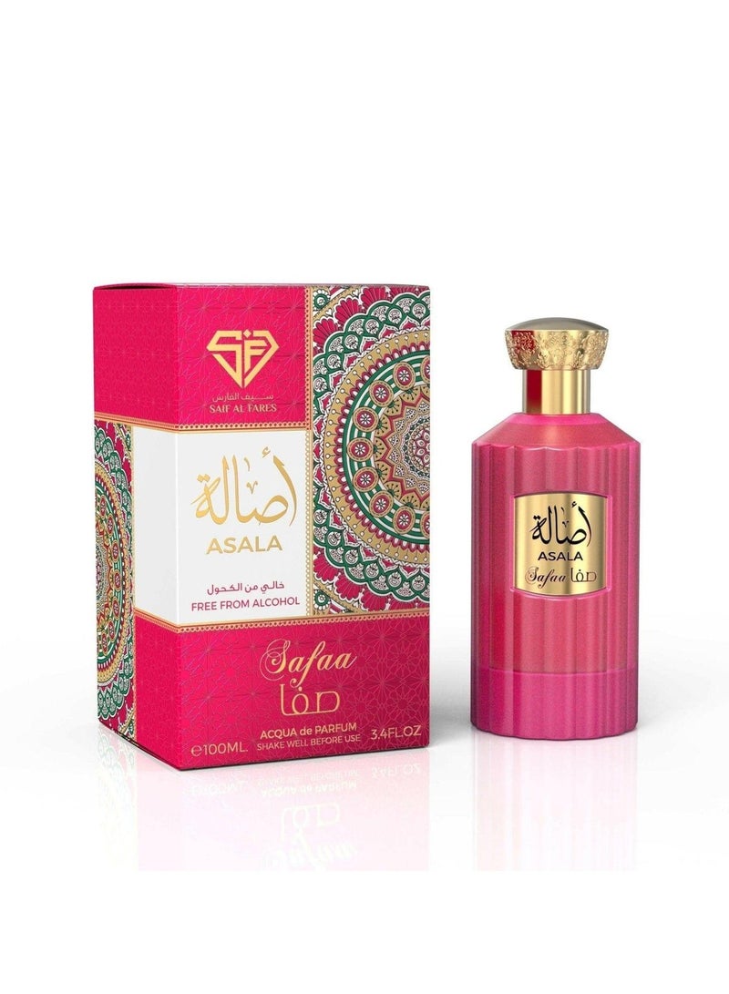 SAIF AL FARES Asala Safaa Rose Musk Perfume 100ML - Image 1