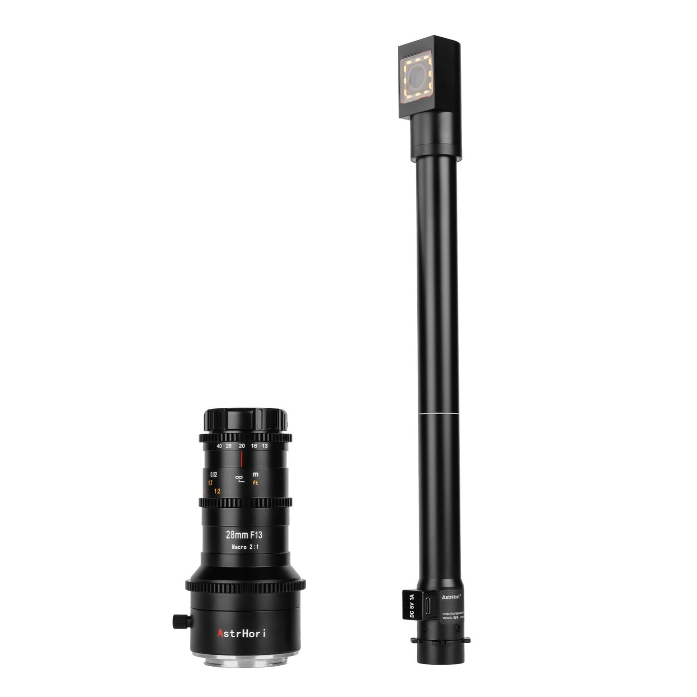 AstrHori 28mm F13 Upgrade 90 Periprobe Lens 2X Manual Macro Lens with 360 Rotating Base for LeicaPanasonicSigma L Mount Series Mirrorless Cameras FPS5S1S1RS1HSLTLTL2etc