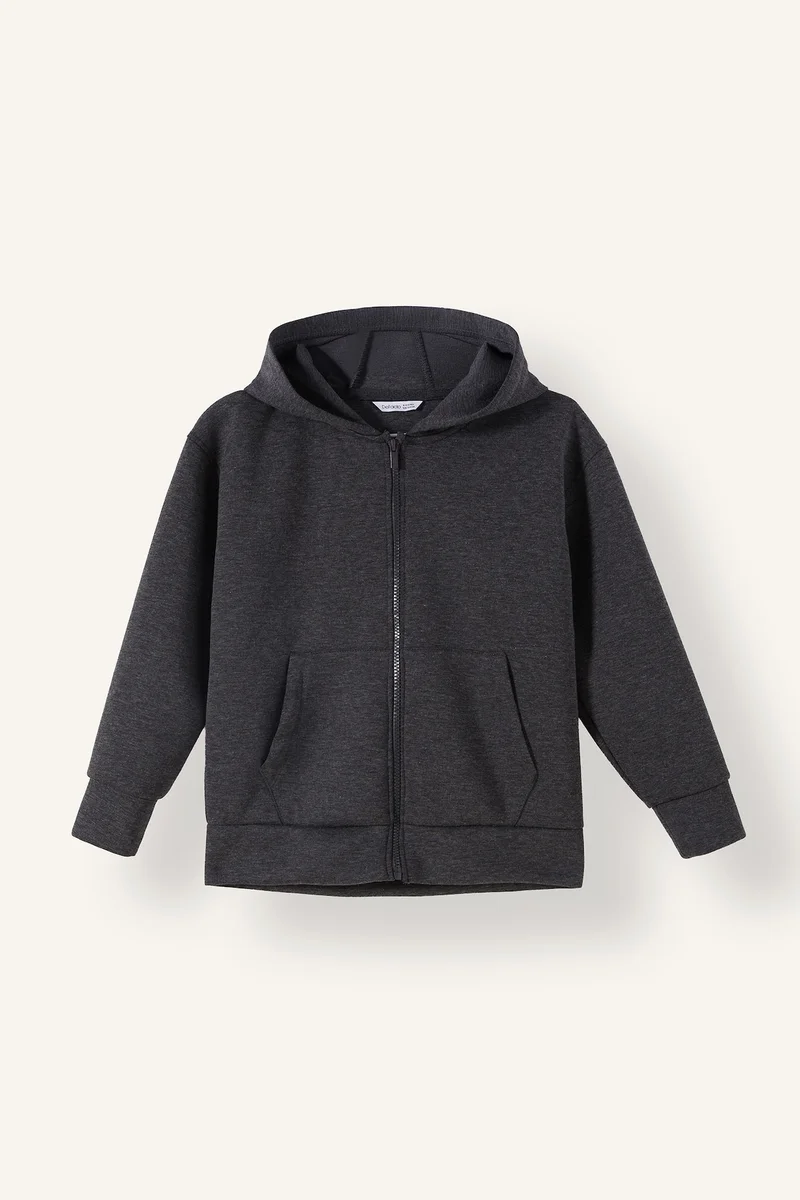 Regular Fit Hooded Cardigan