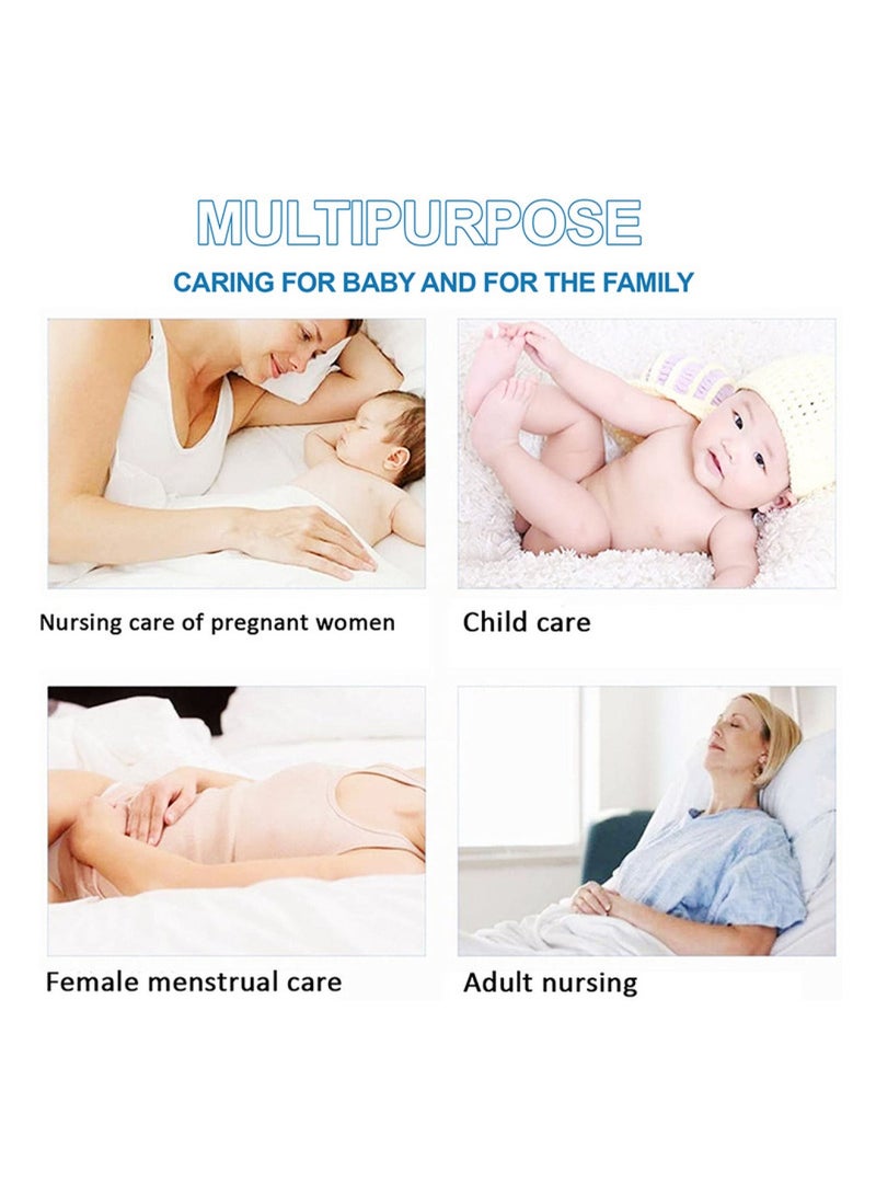 STAR BABiES سجادة تغيير حفاضات للاستخدام مرة واحدة كبيرة 45 × 60 سم، عبوة من 15 قطعة - أزرق - Image 5