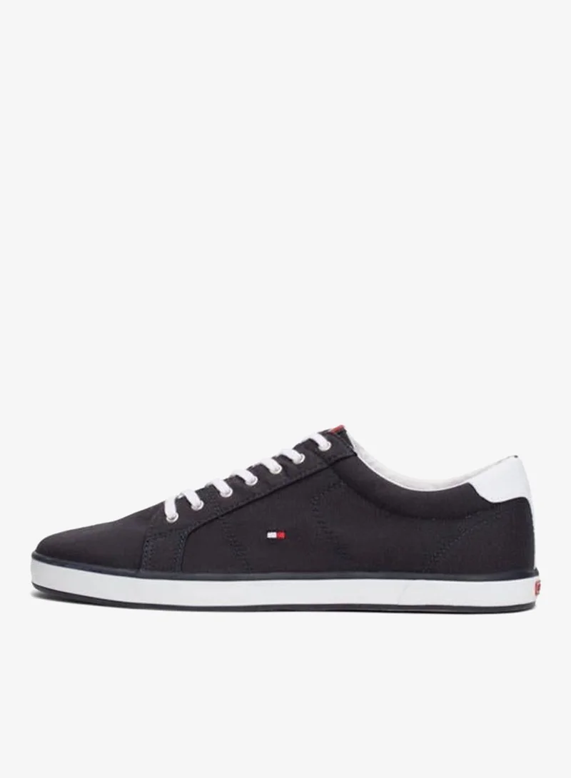 TOMMY HILFIGER Canvas Lace Up Low Top Sneakers