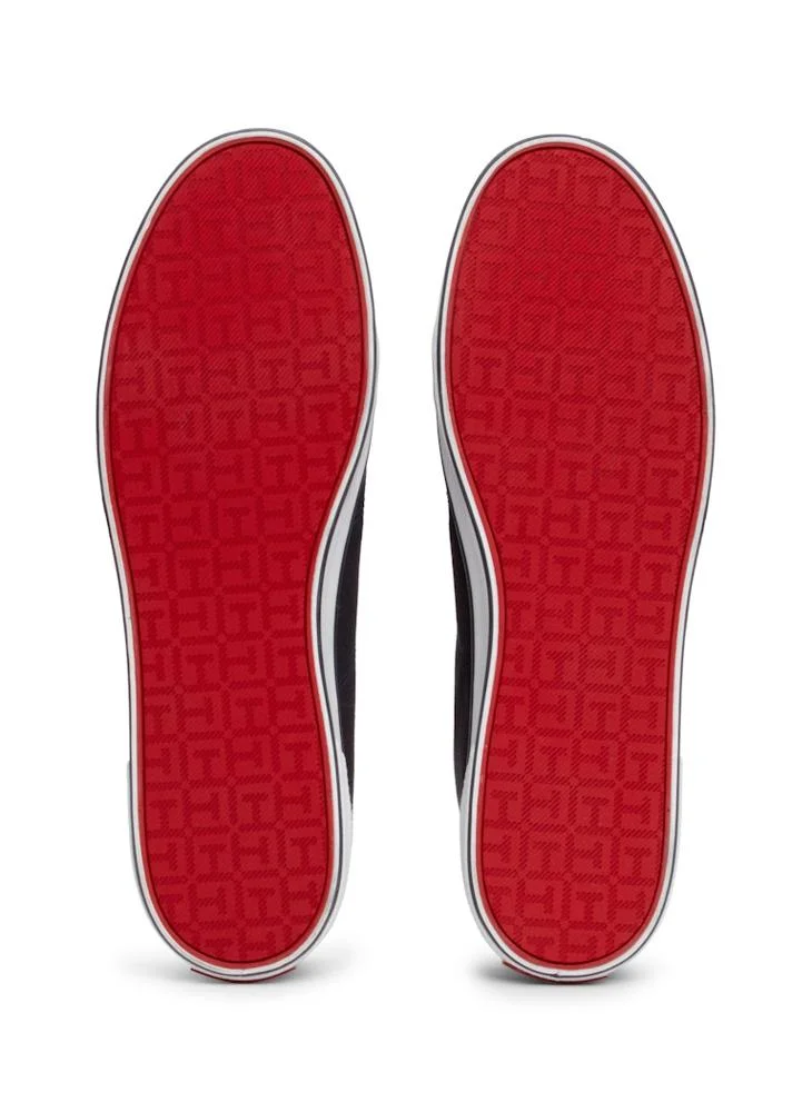 TOMMY HILFIGER Canvas Lace Up Low Top Sneakers