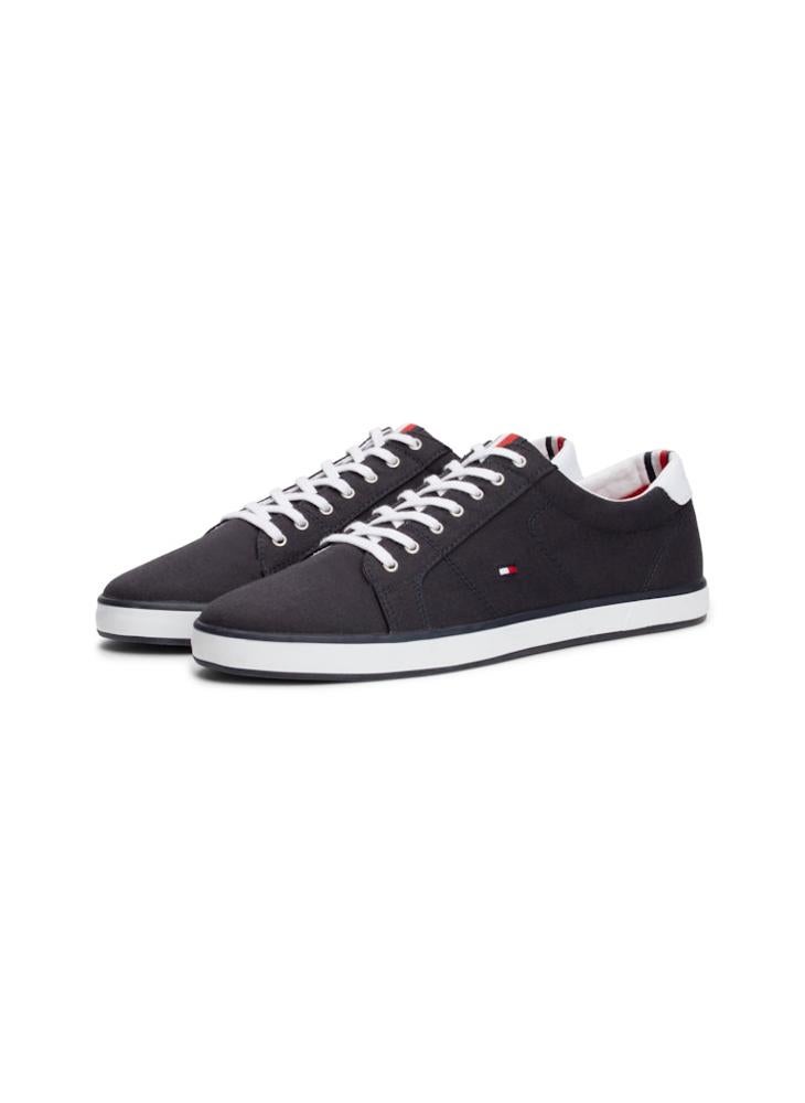 TOMMY HILFIGER Canvas Lace Up Low Top Sneakers  - Image 3