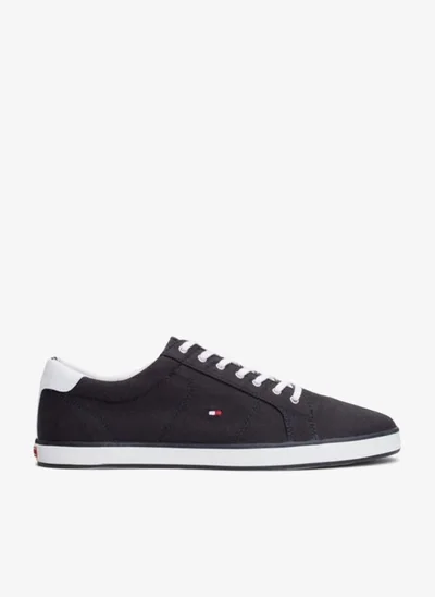 TOMMY HILFIGER Canvas Lace Up Low Top Sneakers