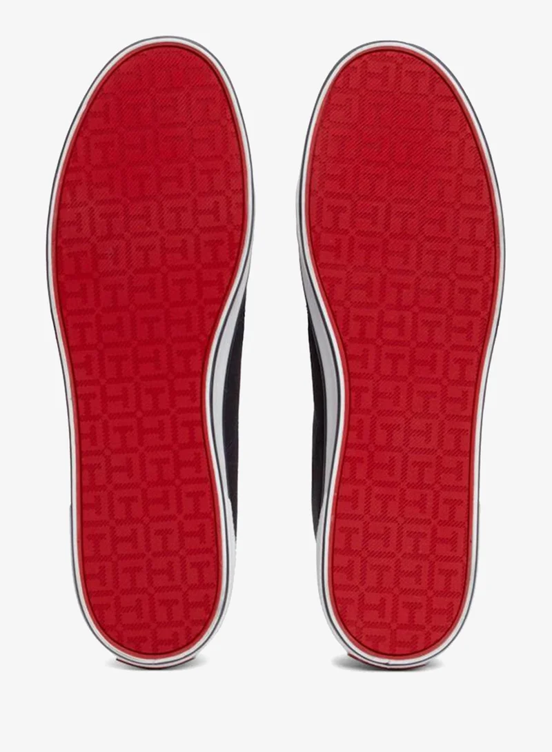 TOMMY HILFIGER Canvas Lace Up Low Top Sneakers