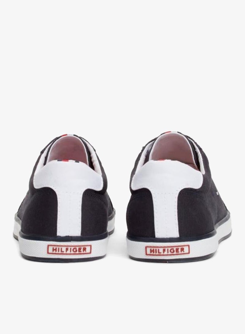 تومي هيلفيغر سنيكرز قماش برباط علوي قصير - Image 4