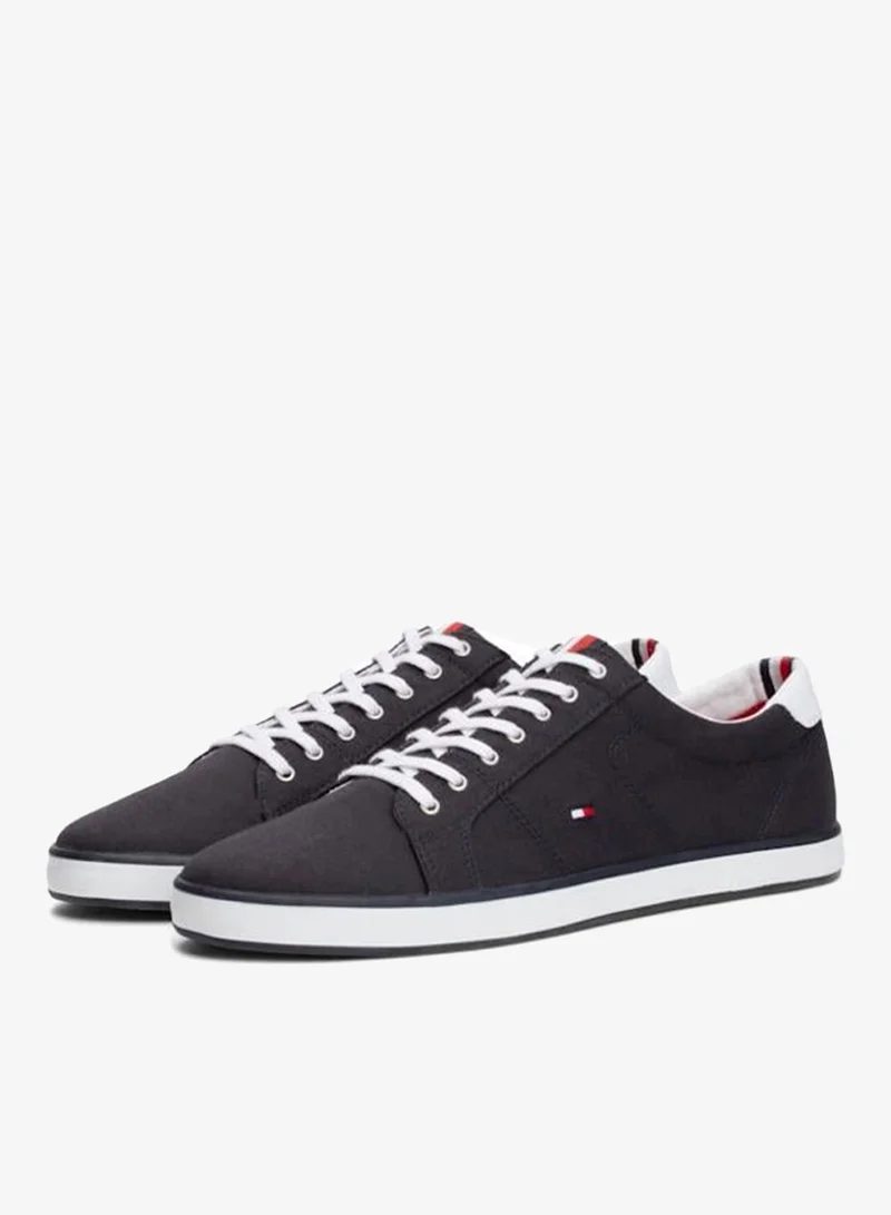 TOMMY HILFIGER Canvas Lace Up Low Top Sneakers
