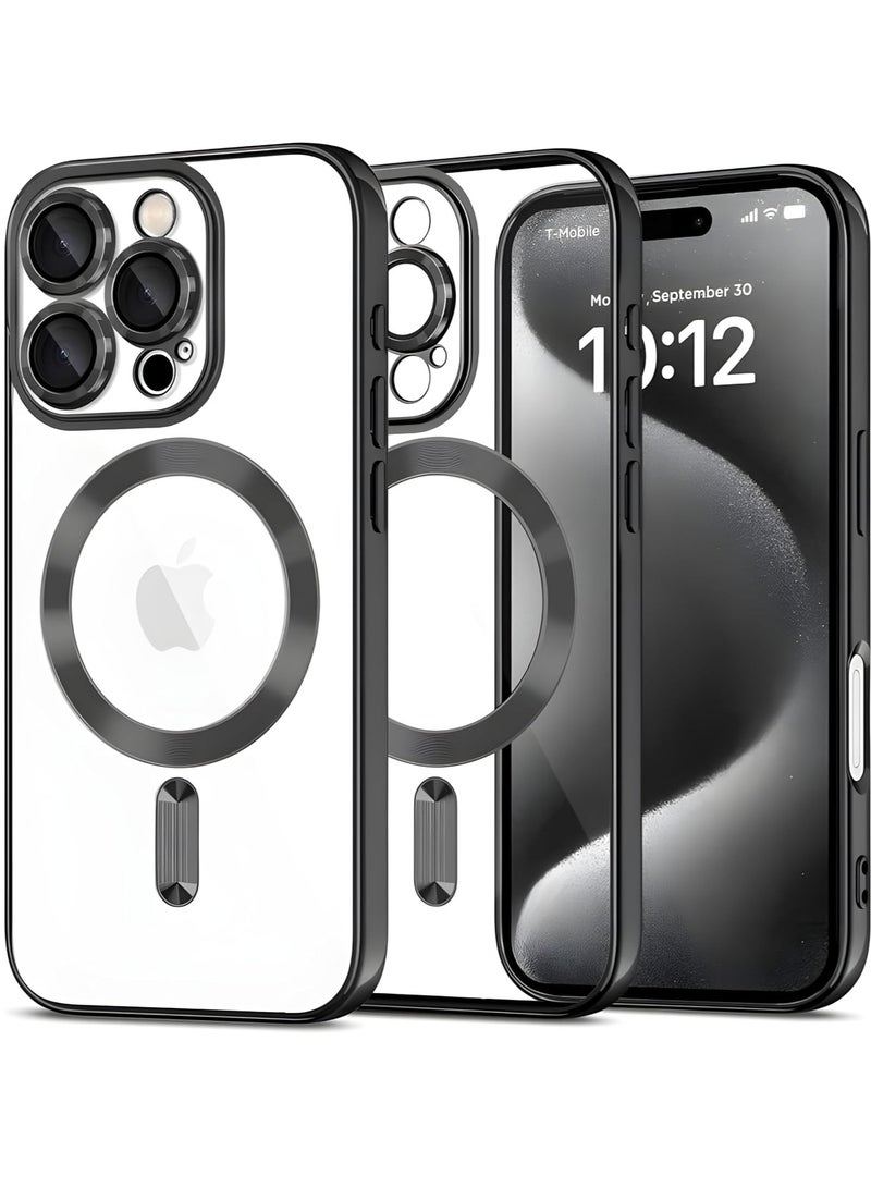 ELTRAZONE Shiny Black iPhone 16 Pro Max Case with MagSafe - Ultimate Shock and Scratch Protection - Image 1