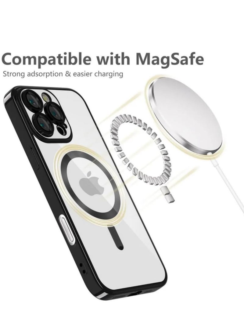 ELTRAZONE Shiny Black iPhone 16 Pro Max Case with MagSafe - Ultimate Shock and Scratch Protection - Image 5