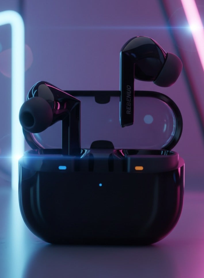 REBENUO WIRELESS TWS EARPHONE Focus on delicate craftsmanship and comfortable experience - Image 2