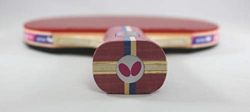 Butterfly Nakama S-3 Table Tennis Racket – Professional ITTF Approved Butterfly Ping Pong Paddle – Flextra Rubber – Carbon Ping Pong Paddle – 2 Ping Pong Balls Included - Image 4