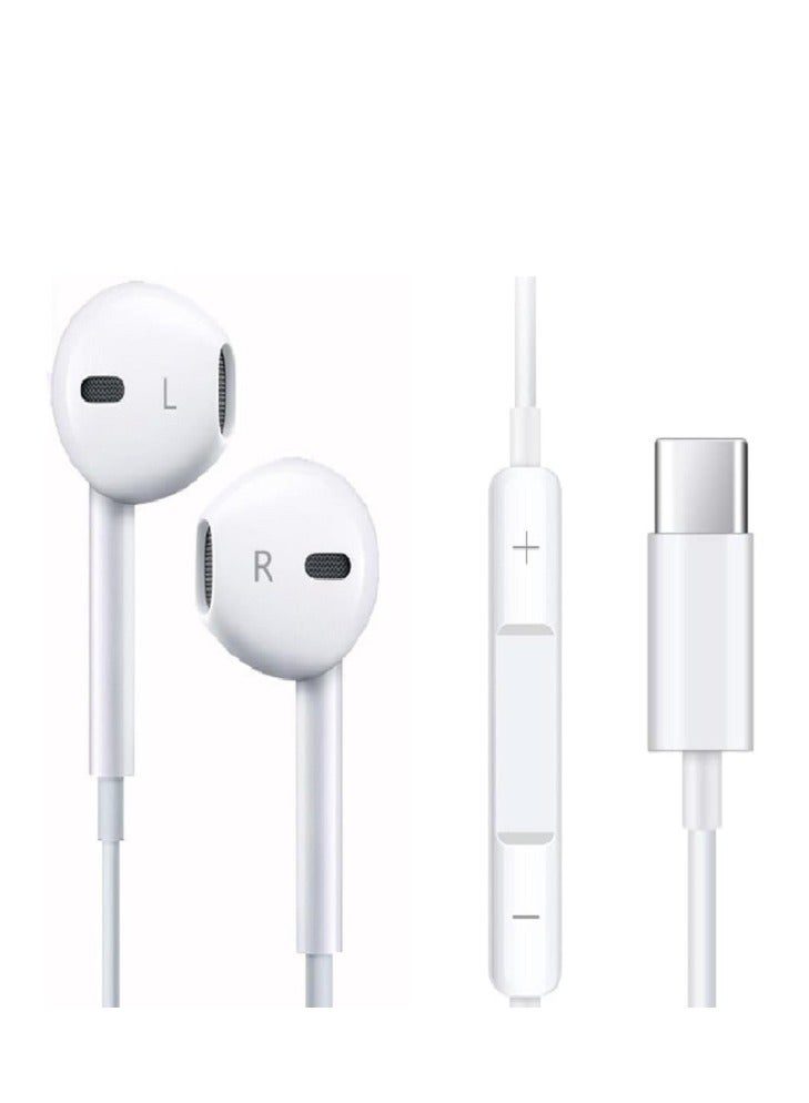 tenplus Tenplus Tenplus Original Classic Headset Compatible With iPhone 15 And All Devices Featuring Volume Control Buttons