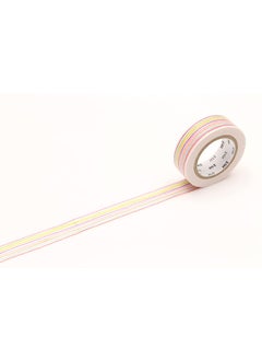 MT mt Washi Masking Tape EX Series, 15 mm x 10 mtrs Shade - IRO enpitsu Border, (Pack of 1)  - Image 1