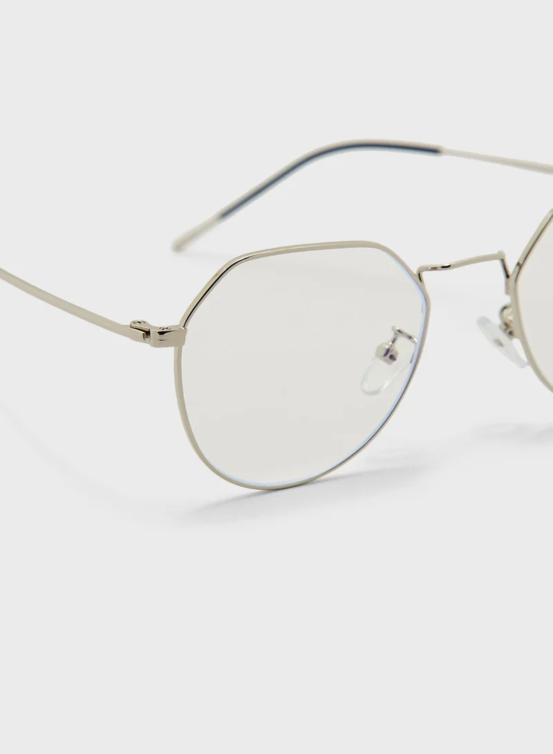Robert Wood Anti Blue Lens Angular Laptop Optic Glasses