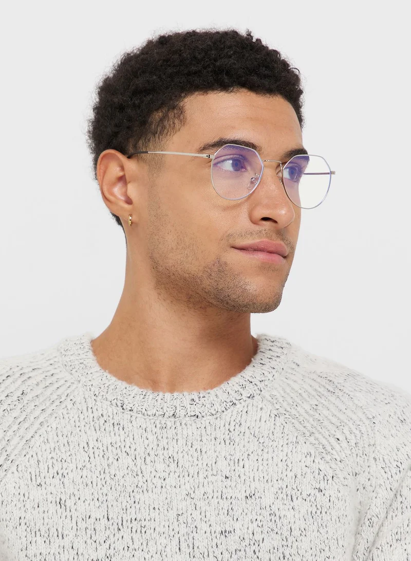 Robert Wood Anti Blue Lens Angular Laptop Optic Glasses