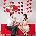 PERFQU Heart Garland Banner Valentines Day Heart Garland Valentines Day Balloons Decoration With 40 Love Banner Balloons 18 Star Heart Balloons for Valentines Day Party Decorations Wedding Photo Props - Image 4