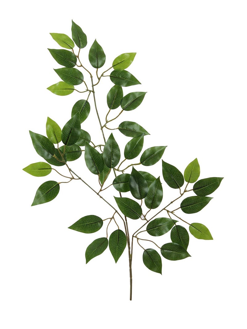 Fourwalls Artificial Big Ficus Leaves for Home,Indoor and Outdoor décor (42 Leaves, 60 cm Tall, Set of 4) - Image 2