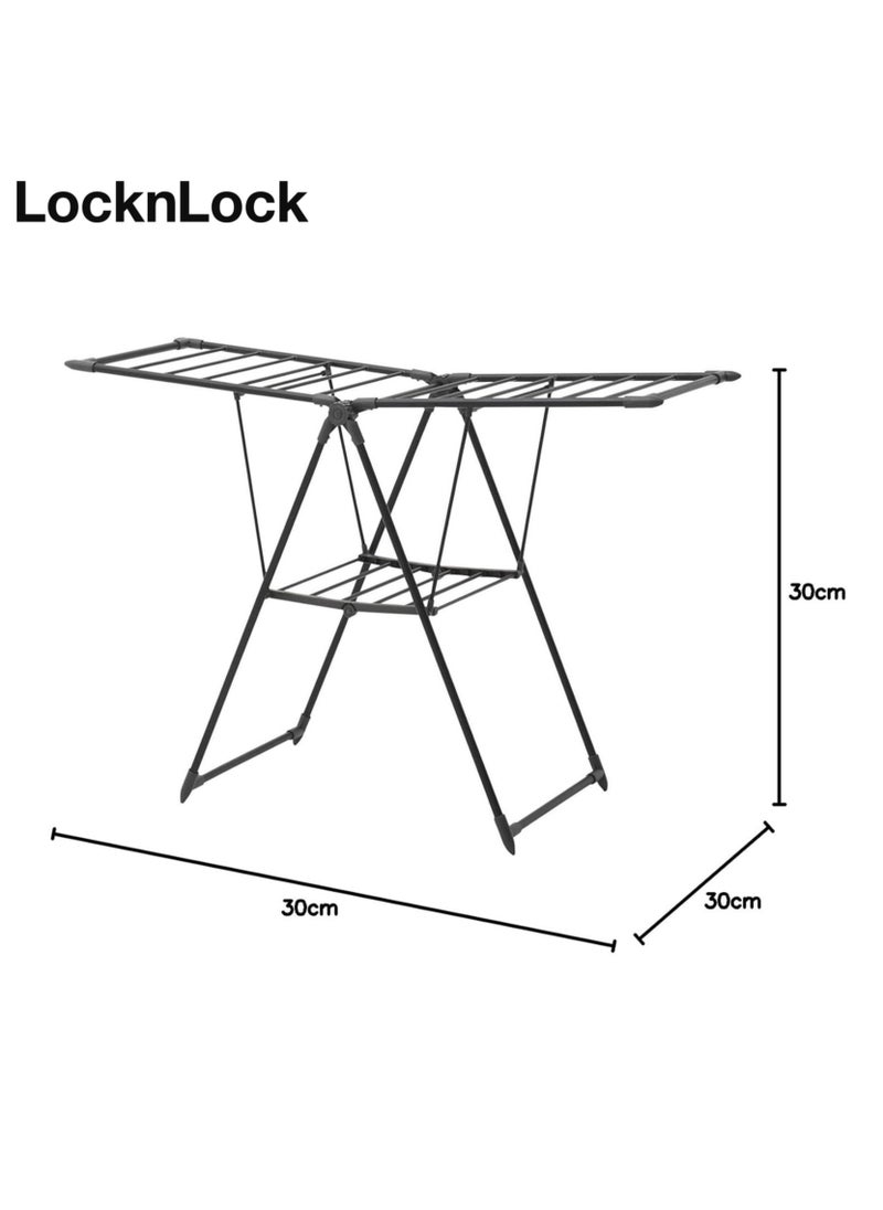 LOCK & LOCK Locknlock Strong Laundry Drying Rack Black Color  - Image 4