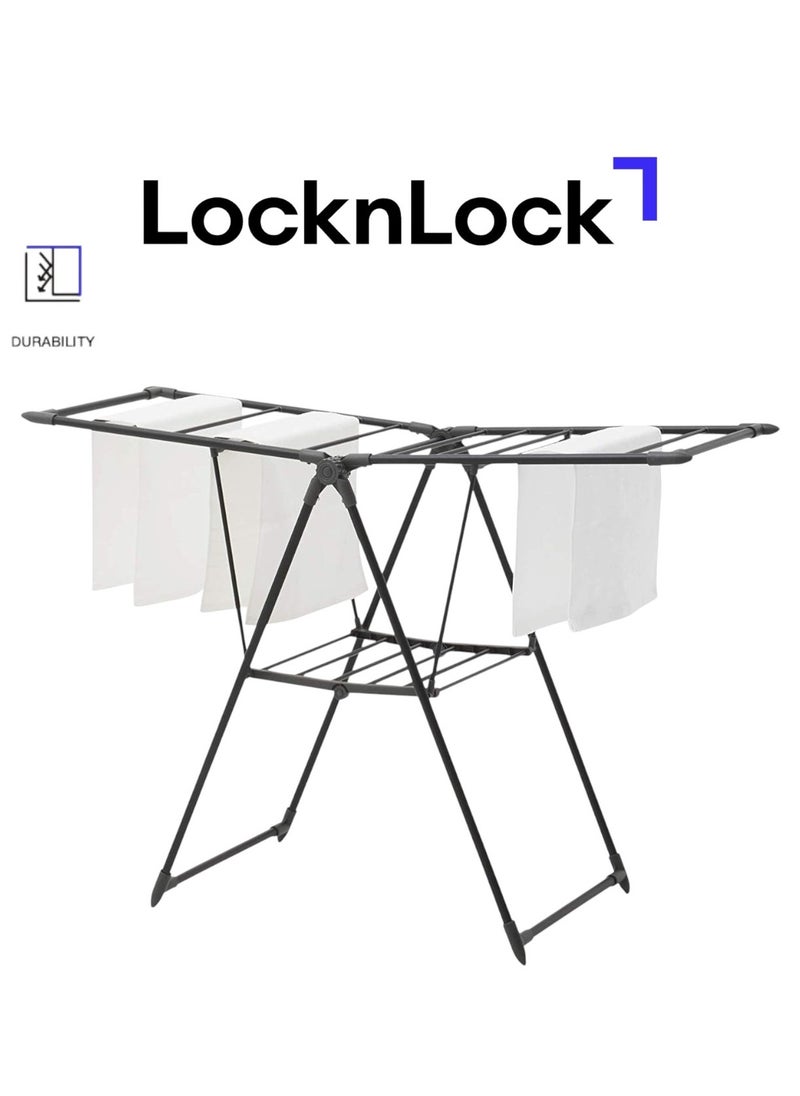 LOCK & LOCK Locknlock Strong Laundry Drying Rack Black Color  - Image 1