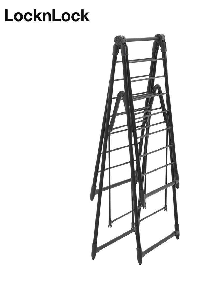 LOCK & LOCK Locknlock Strong Laundry Drying Rack Black Color  - Image 3