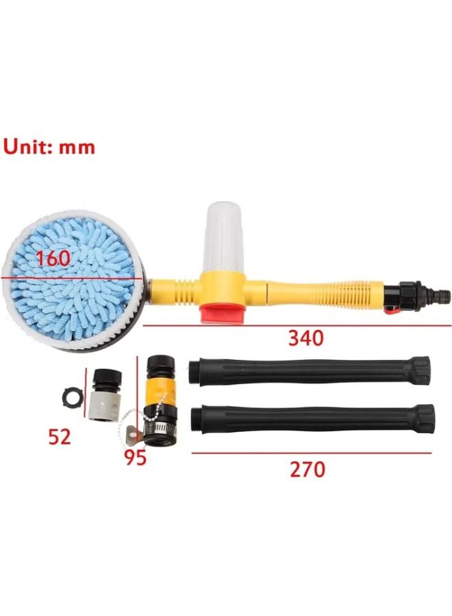 ACLIX Automatic Car Foam Brush Wash Professional Spray Foam Rotating Brush Portable Auto Clean Tools Wash swatch Water Flow Brushes  - Image 4