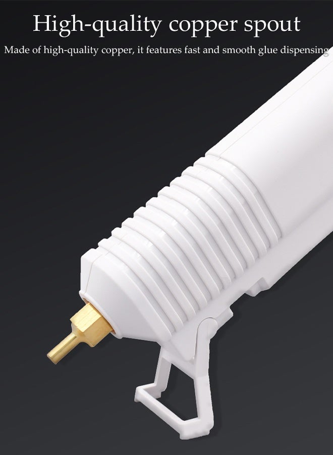DUNISO 120W Digital Hot Glue Gun With 20 Pcs 200mm x 11mm Hot Glue Sticks, Suitable For Art Creation, Diy, Small Craft Projects And Daily Household Quick Repairs (Glue Gun And Glue Sticks).  - Image 2