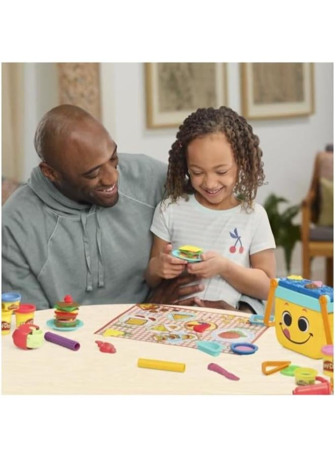 Play-Doh Picnic Shapes Starter Set, Preschool Toys - Image 3