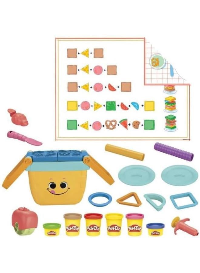 Play-Doh Picnic Shapes Starter Set, Preschool Toys - Image 2