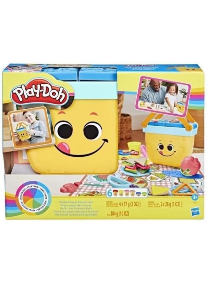 Play-Doh Picnic Shapes Starter Set, Preschool Toys - Image 1