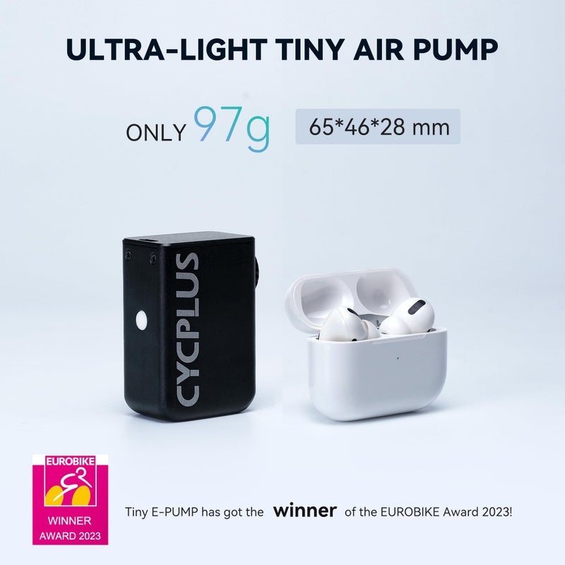 CYCPLUS Tiny Pump Mini Bike Tire Pump with Gauge AS2 Proï¼ˆOld Versionï¼‰ - Image 2