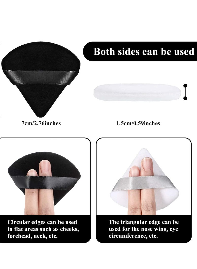 إسكدنيا 12 قطعة مسحوق نفخة الوجه مثلث ماكياج نفخة لمسحوق فضفاض لينة الجسم التجميل إسفنجة كريم أساس مسحوق معدني الرطب الجاف ماكياج أداة - Image 2