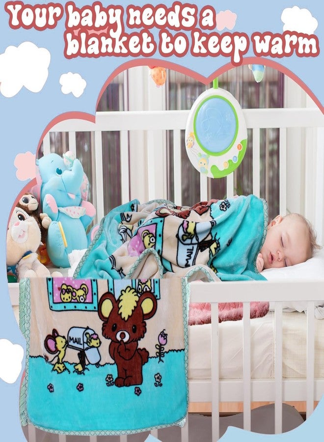 BAAL Warm Cozy Winter Baby Blanket for Kids Infant Newborn Babies | Cartoon Printed Soft Plush Fleece Blanket Wrapper for Boys and Girls (Multicolor (M1)) - Image 5
