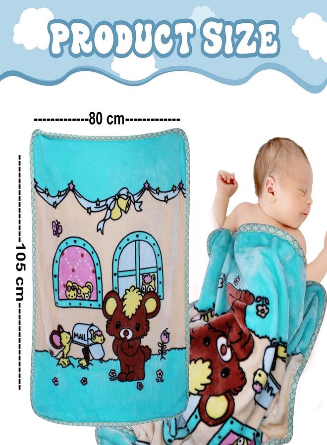 BAAL Warm Cozy Winter Baby Blanket for Kids Infant Newborn Babies | Cartoon Printed Soft Plush Fleece Blanket Wrapper for Boys and Girls (Multicolor (M1)) - Image 2