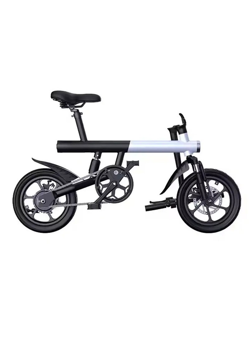 Crony C4 350W Folding E-Bike 14" Hub Motor, 36V Battery, Max 40KMm/H Speed Bicycle, 15-25KM Range, Double Shock Absorbers E-Scooter, Bluetooth App, LED Headlights, LCD Display, 150KG Load Capacity  - Image 1