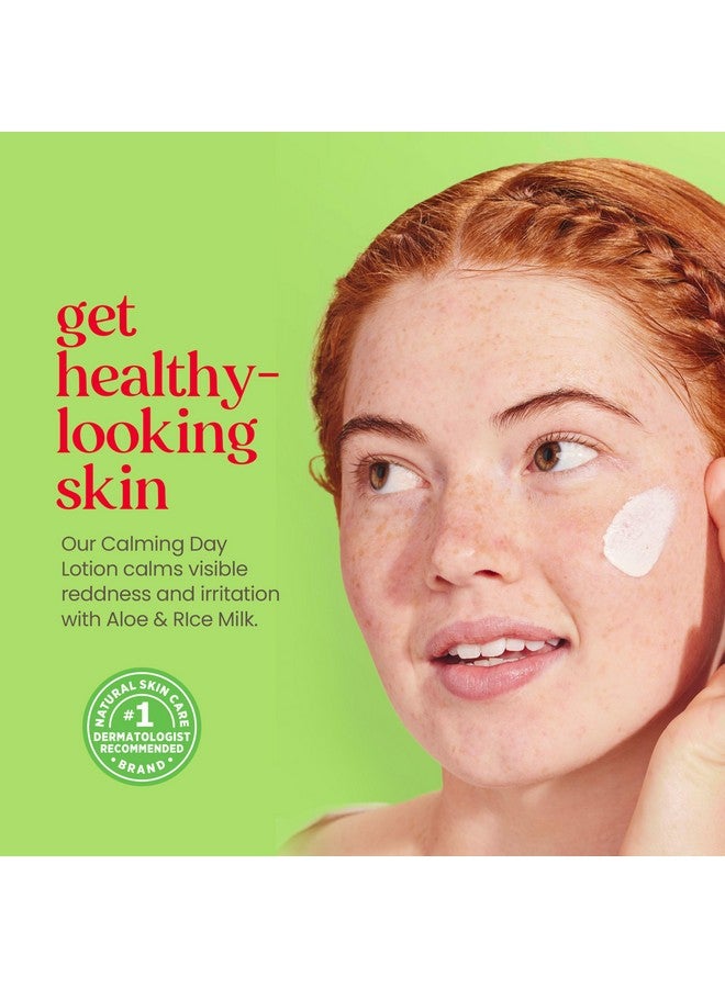 بيرتس بيز هدايا هدايا العناية بالبشرة من بيرتس بيز، مرطب للوجه بخلاصة الصبار وحليب الأرز، لوشن نهاري مهدئ للبشرة الحساسة، مكونات طبيعية 98.9% للعناية بالبشرة، هدايا عيد الميلاد، زجاجة 1.8 أونصة - Image 5