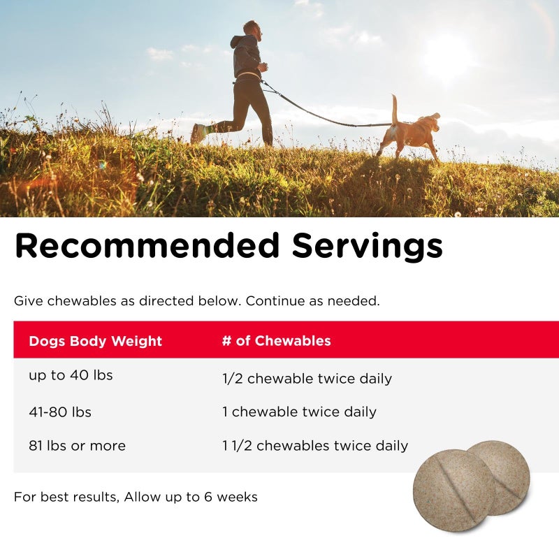 nutri vet Nutri-Vet Hip & Joint Regular Strength Chewable Dog Supplements, Formulated with Glucosamine Chondroitin, Pet Supplies, Joint Supplement for Dogs, Puppy Essentials, 120 Count - Image 5