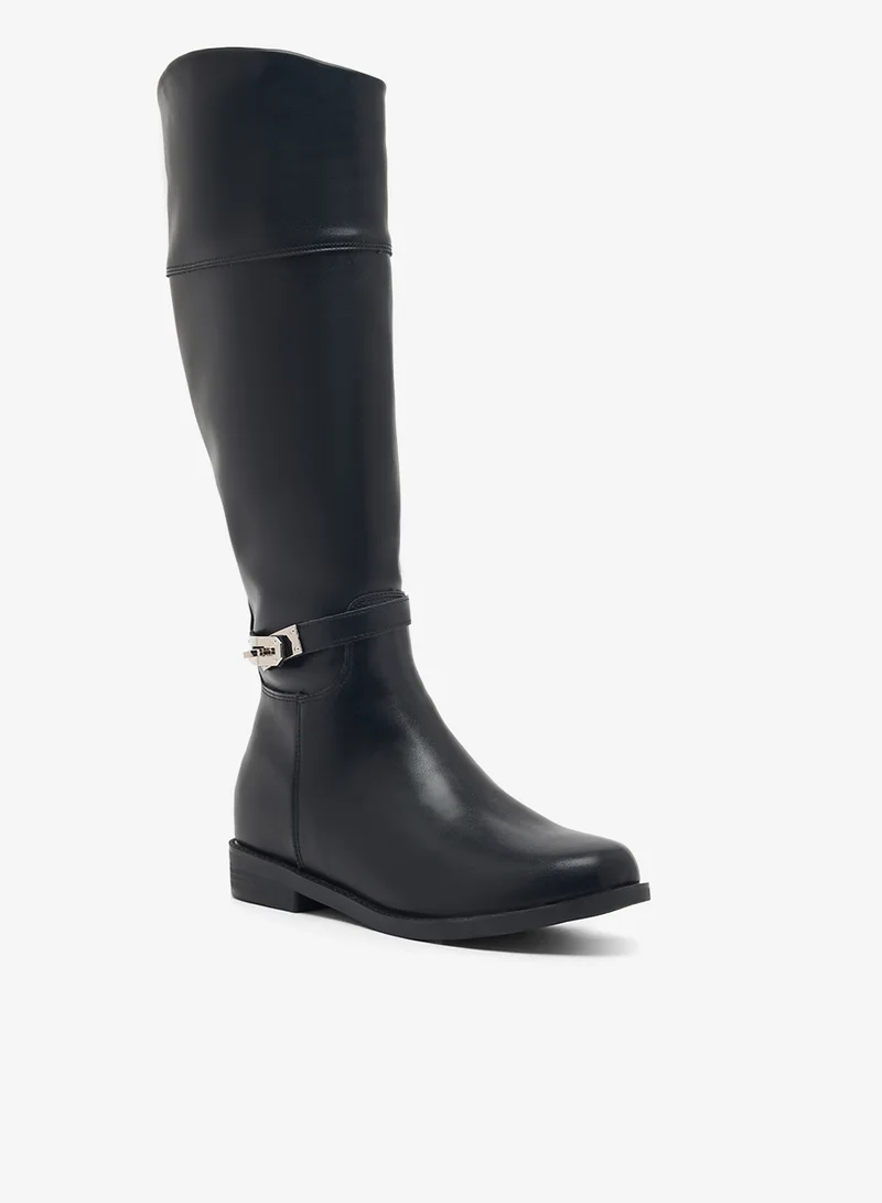 ELLA Platform Heel Knee Boots