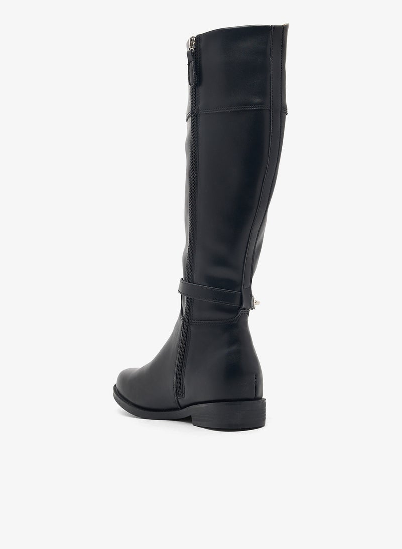 ايلا بوت بكعب منصة يصل للركبة - Image 3