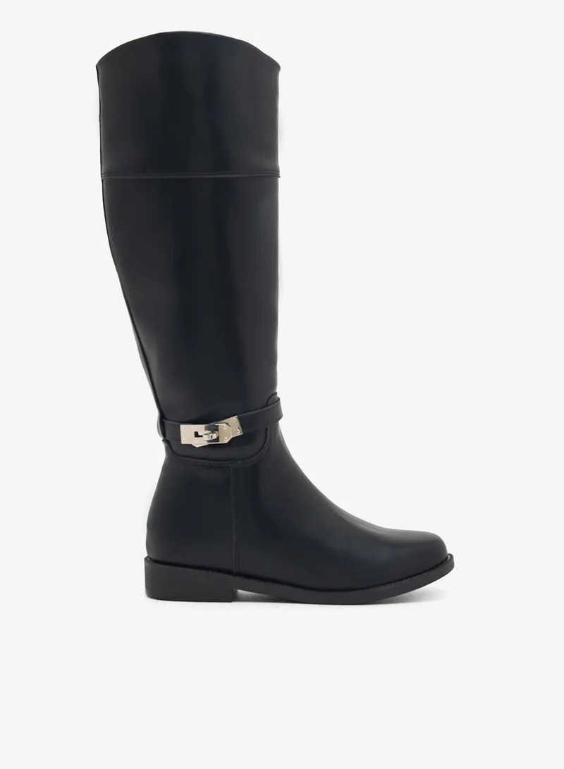 ELLA Platform Heel Knee Boots
