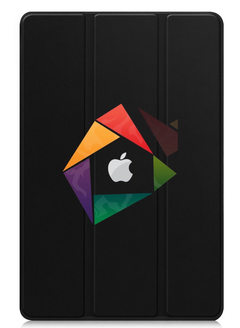Theodor Protective Flip Case For Apple iPad Pro 13 (2024) With Trifold Stand Auto Wake Sleep Shockproof Cover apple-triangle-logo - Image 1