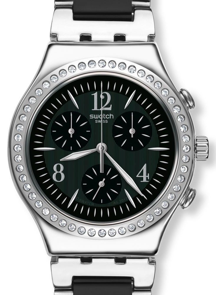 Swatch Unisex Made In Black Quartz Movement Water Resistant Wrist Watch - 43 Mm  - Image 1