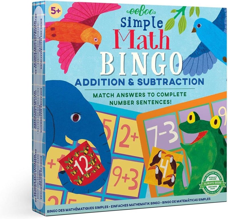 EEBOO Simple Math Bingo Smtlo