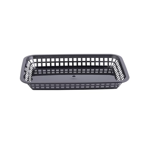 TableCraft 1079BK 11-3/4" Black Mas Grande Platter Basket - Pack of 12 - Image 2