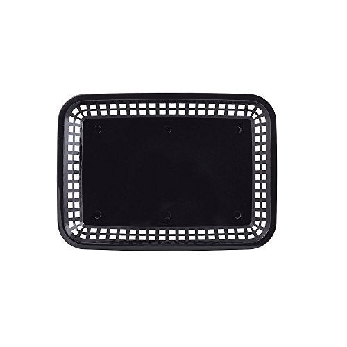TableCraft 1079BK 11-3/4" Black Mas Grande Platter Basket - Pack of 12 - Image 4