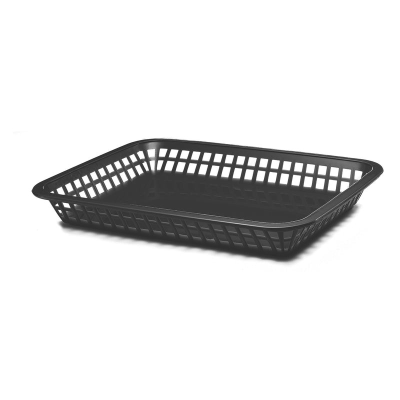 TableCraft 1079BK 11-3/4" Black Mas Grande Platter Basket - Pack of 12 - Image 5