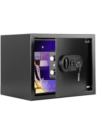 iBELL SL30S Digital Electronic Safe Locker for Personal and Office Use 30L Black Locker with Blue LED Light and Emergency Key Access - pzsku/Z437491DE24F0F7786EB9Z/45/1748265736/bca5cb96-4f34-48c8-8ddc-4af6acf3940b