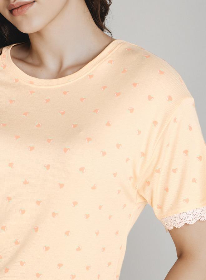 Splash FAV Printed T-shirt and Pyjama Set - Image 5