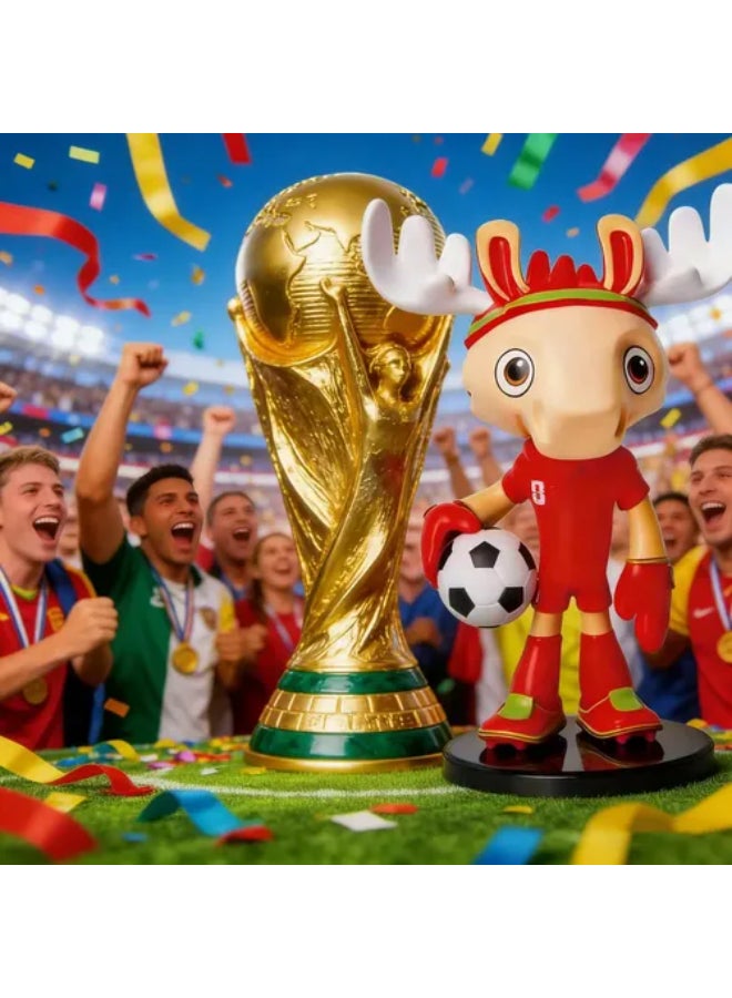 Fifa 2026 Maple The Moose Souvenir Pvc - Canada Mascot - Image 4