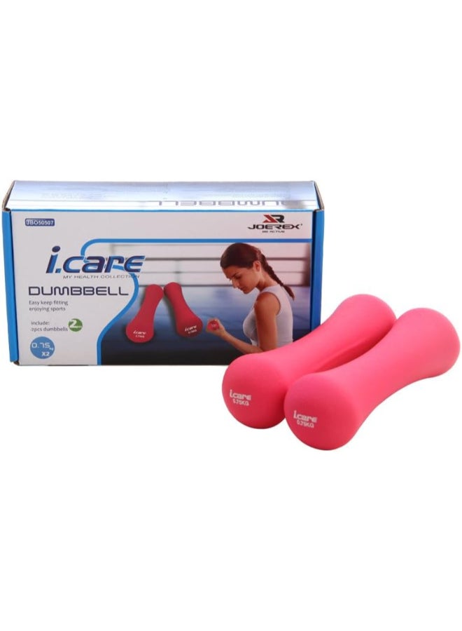 Joerex I Care Bone Shape Dumbell Pink Jbo50507 0.75 @ Fs - Image 2