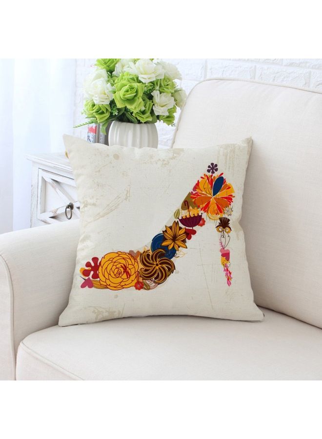 NIBEMINENT Floral Printed Cushion Cover Multicolour